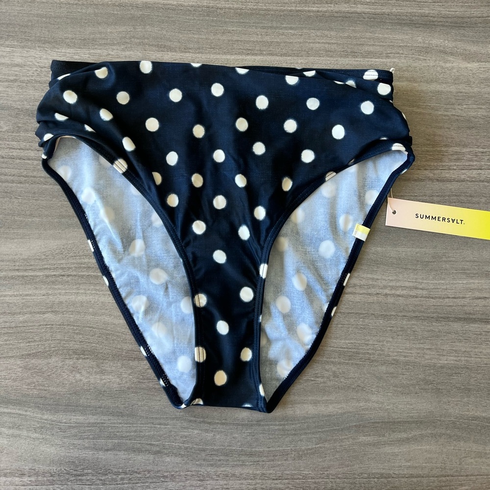 Summersalt The Ruched High Leg High Rise Bottom